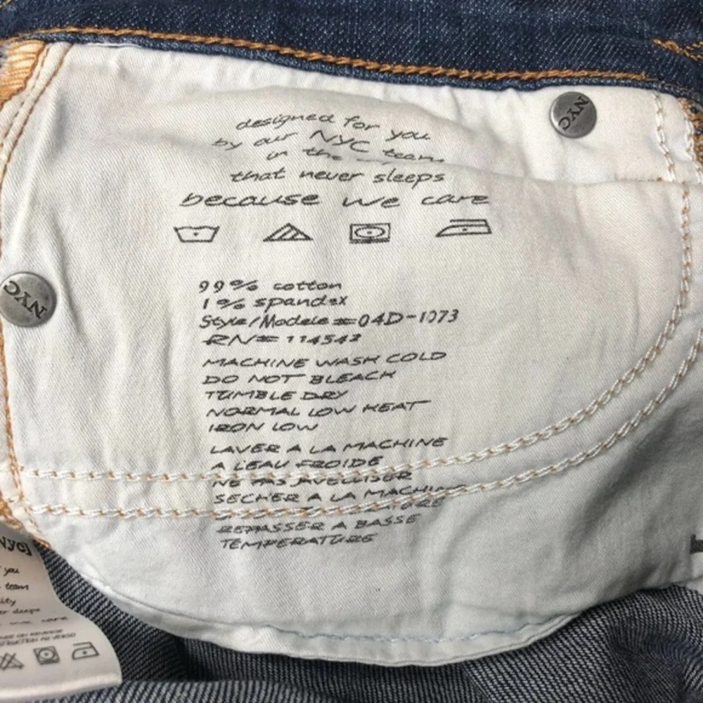 NWOT BLANK NYC GOLD METALLIC SKINNY JEANS 25 - Picture 8 of 9